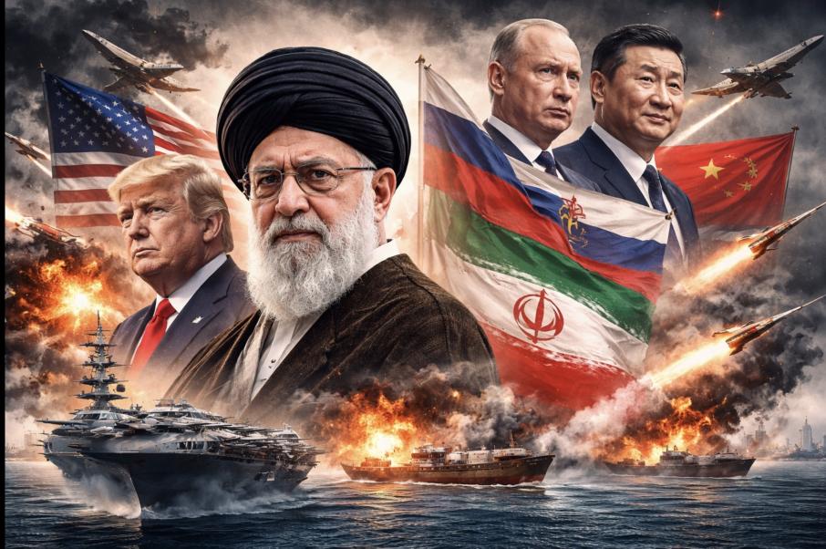 इरान युद्ध चर्कियो, रूस र चीनद्वारा अमेरिकामाथि दबाब